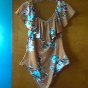 Floral Print Bodysuit
